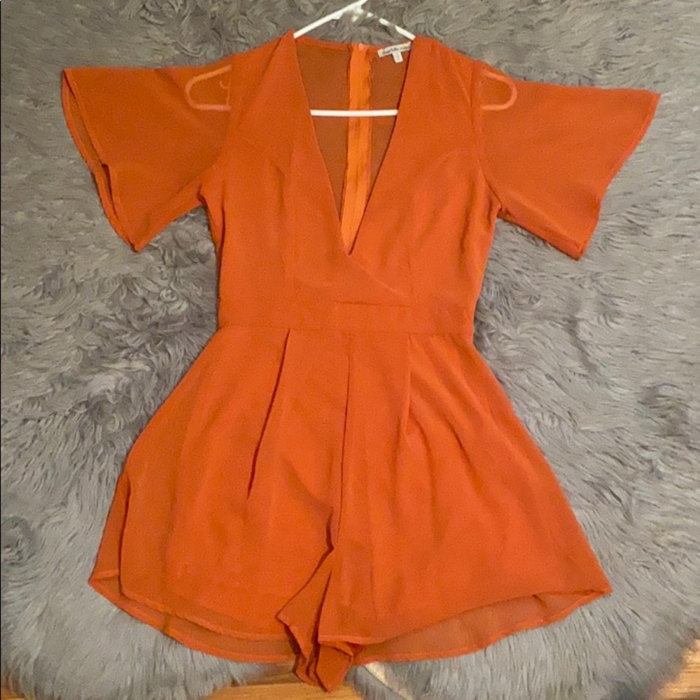 Orange romper